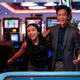 (from left) Mia Isaac and John Cho in Hannah Marks’ Don’t Make Me Go.